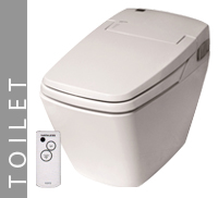 Luxury Toilet Eco Bidet Button